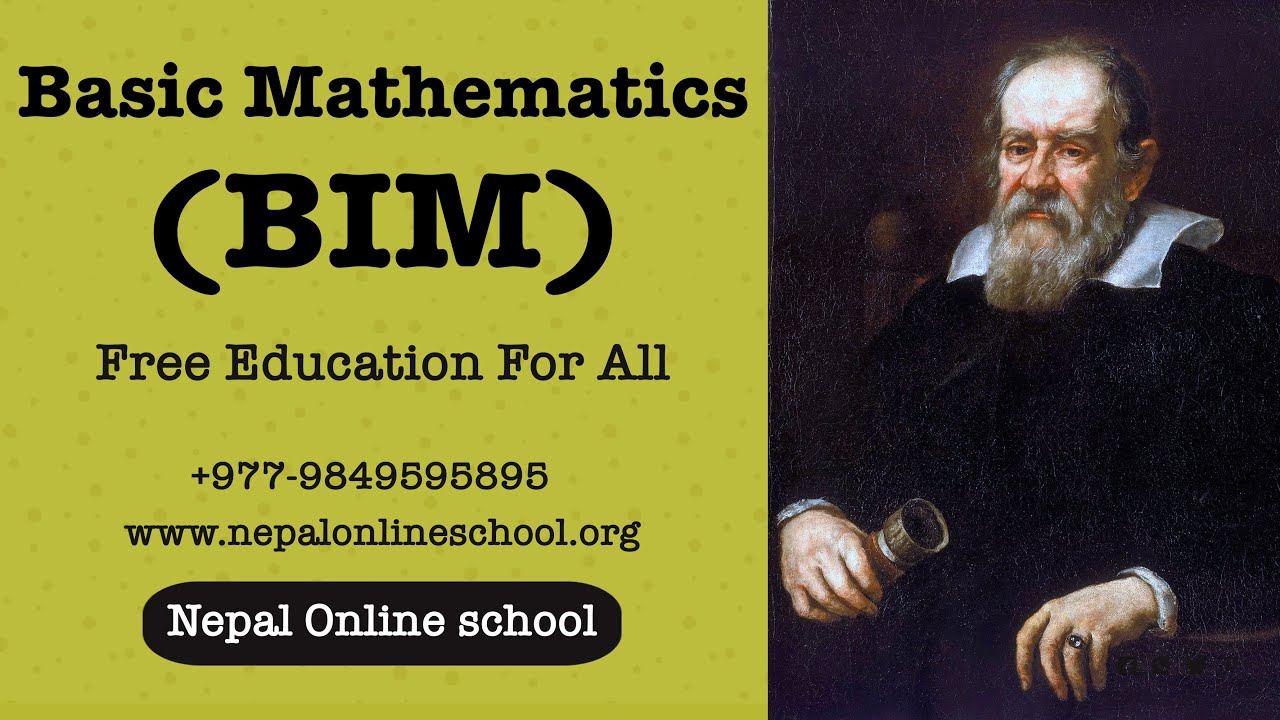 Bhimu Math 7 Relation Verification(Examples) in NEPALI | BIM 1st Sem Basic Math in ...