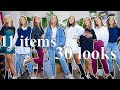 a THRIFTED capsule wardrobe | creating 30 outfits with only 11 items