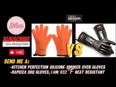 Gorilla Grip Heat Resistant Silicone Oven Mitts Set, Soft Quilted