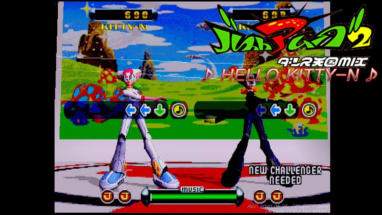 (12/15) Bust A Move(Groove) 2 Arcade HELLO! KITTYN (VS KITTYN) / バス