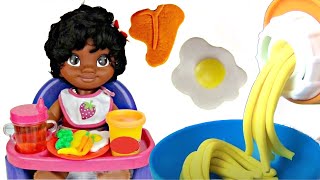Nat and Essie Eat with Moana's Clay Noodle Spaghetti Set