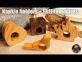 Wooden napkin holder - 5 designs + FREE templates! Wooden napkin holder - 5 designs + FREE templates!