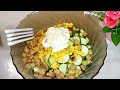 Очень вкусные 2 варианта САЛАТА на НОВОГОДНИЙ СТОЛ!!!🔥🔥🔥