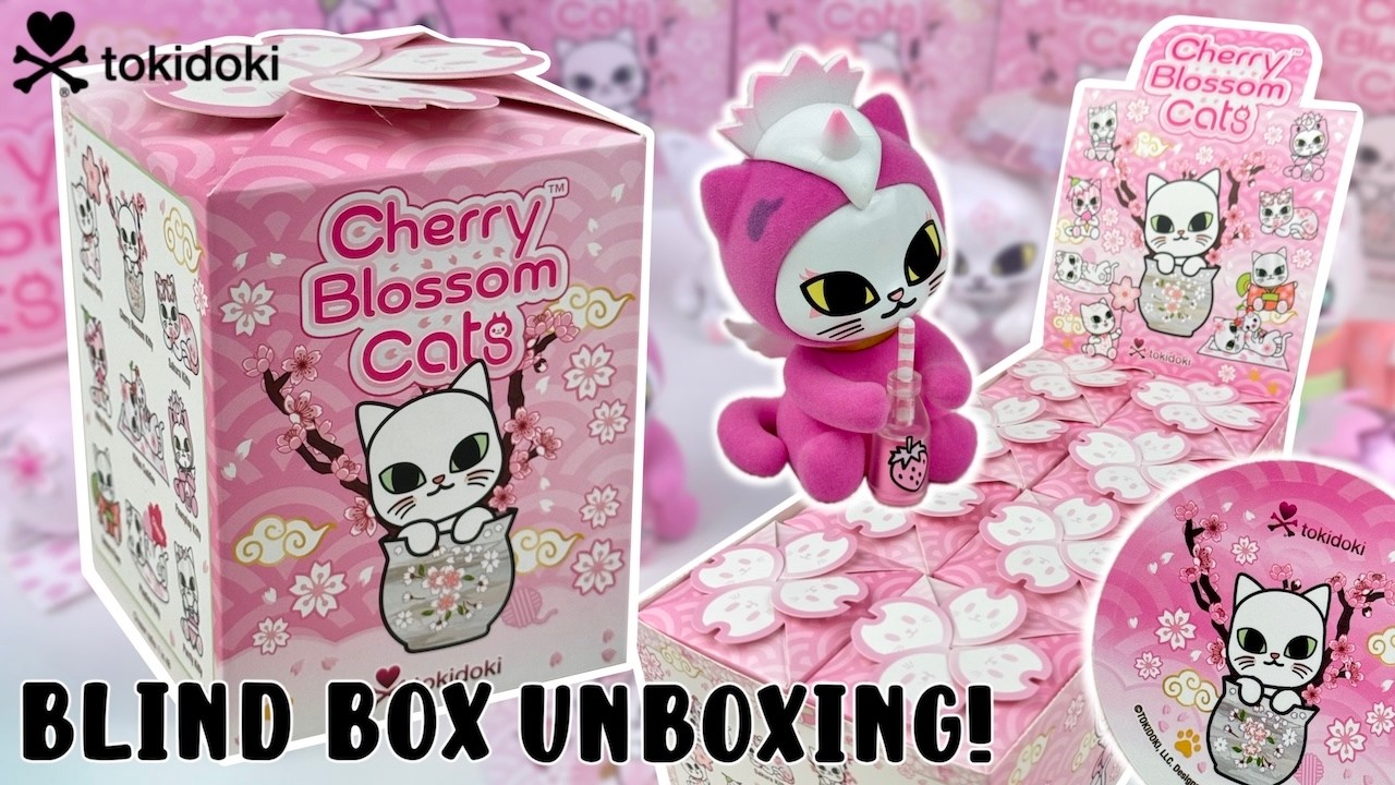 Let's Open the CHERRY BLOSSOM CATS Blind Box Set 🌸 tokidoki Blind