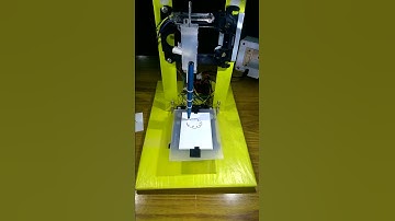 Arduino based mini cnc plotter #2 #shorts