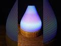 3D-printed lamp with an Oake base # shorts #3dprinting #wood #satisfying #bambulab #woodworking