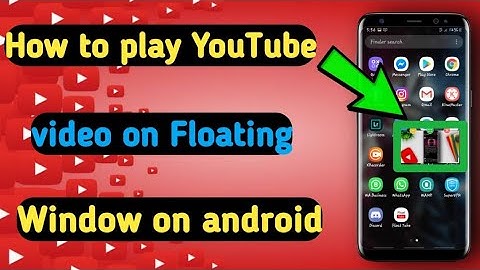Play YouTube video on Floating window|play background video and music