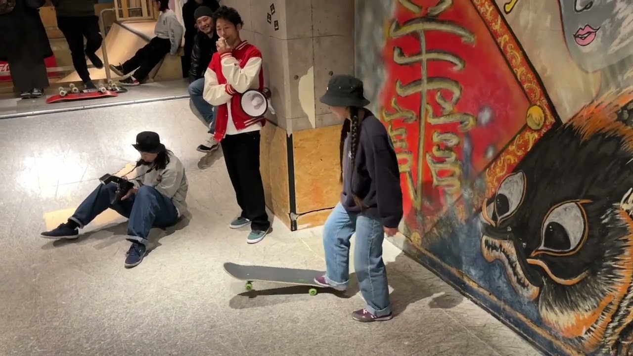 OUKA SKATE第1GAME WOMEN U CLASS決勝　Niki Nagahama VS Nene Suzuki