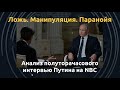 "Привычка убивать". Что показал Путин в беседе с NBC