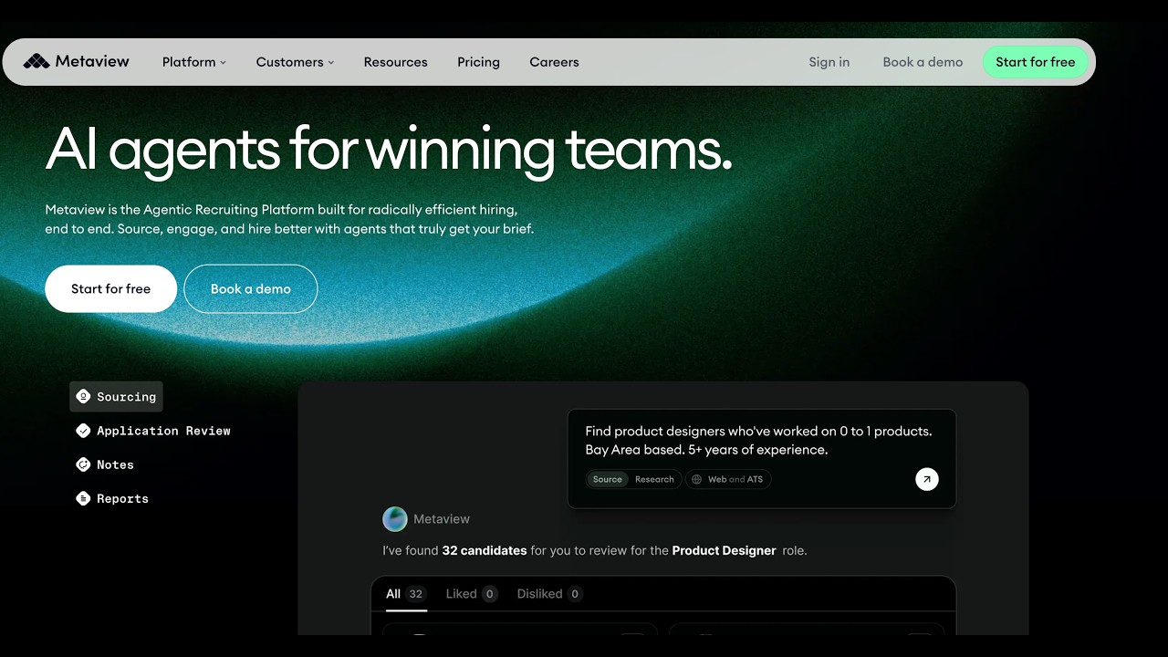 Platform introduction: See how Metaview makes hiring radically efficient