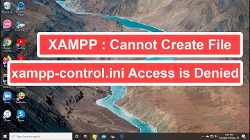 [Solved] XAMPP : Cannot Create File xampp-control.ini Access Is Denied