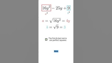 Is it a Perfect Square Trinomial? #math #mathematics #maths #algebra
