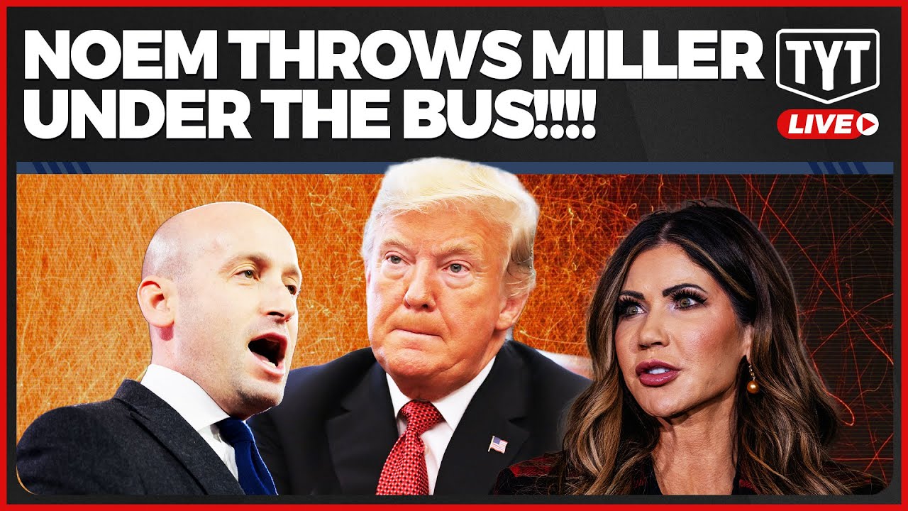 TRUMP ADMIN CIVIL WAR?!?! Kristi Noem BLAMES Stephen Miller & Donald Trump For DHS MESS!!!