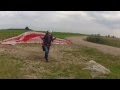 First paraglider solo takeoffs