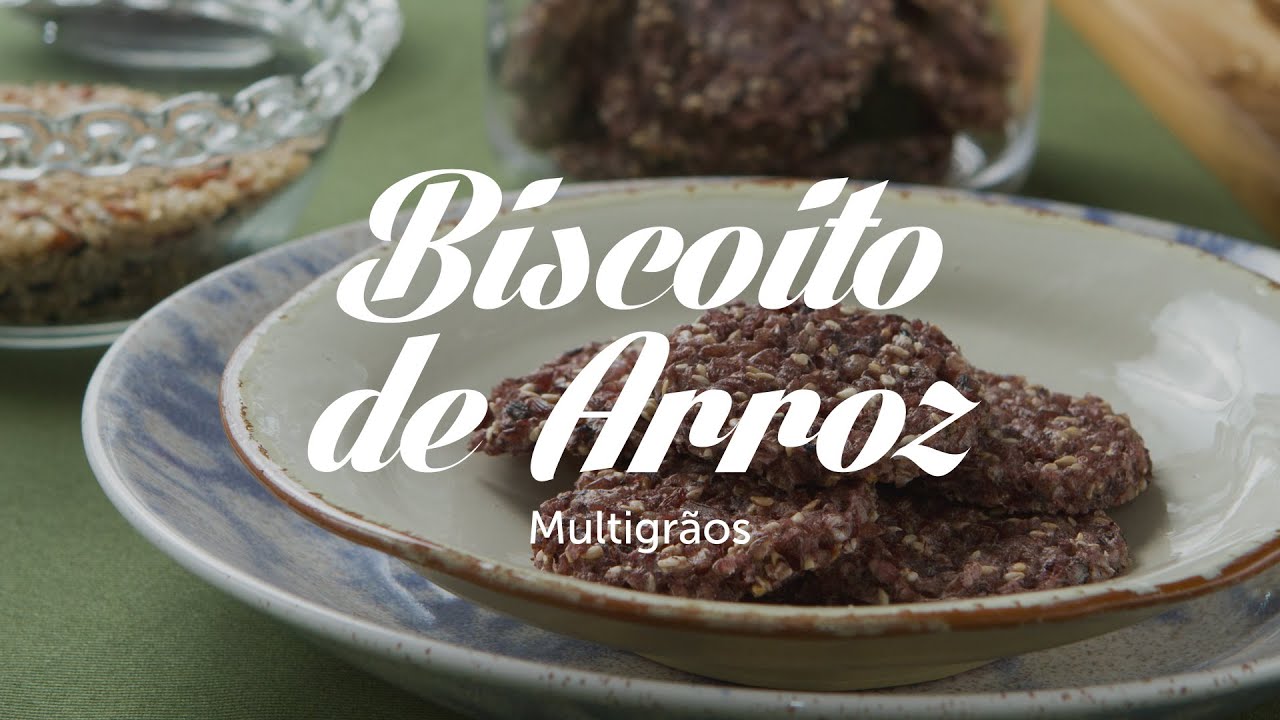 BISCOITO DE ARROZ MULTIGRÃOS RECEITAS SAUDÁVEIS LUCILIA DINIZ