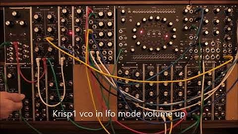 Glitch patch modular synthesizer