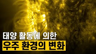 [핫클립] 태양 활동에 의한 우주 환경의 변화 / YTN 사이언스