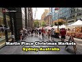 Sydney in december  pitt street mall to martin place christmas markets