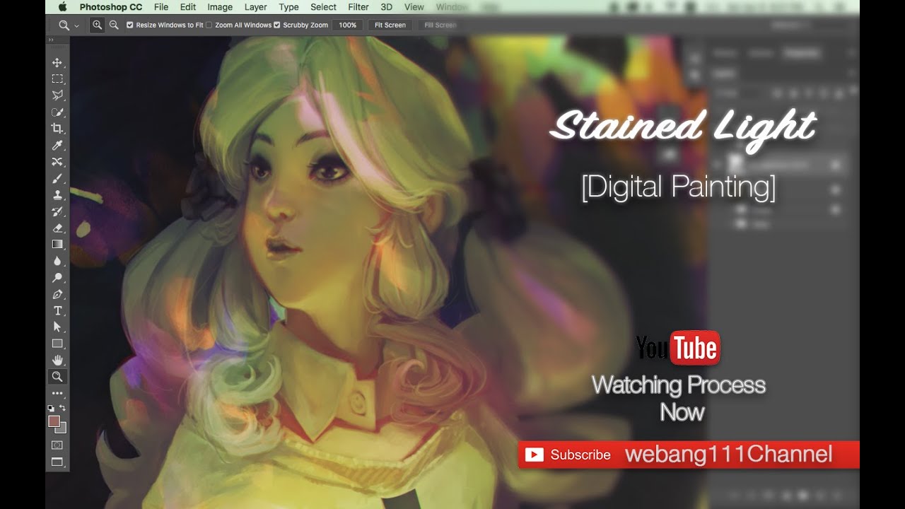 Stained Light [Digital Painting] - YouTube