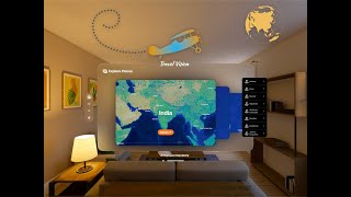 Apple Vision Pro  |  Travel Vision  |  Proof Of Concept  app  |  SwiftUI  | Travel App