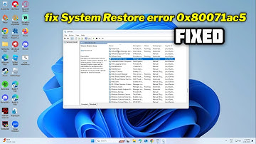 (FIXED) System Restore error 0x80071ac5 in Windows
