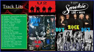 AC/DC,Bon Jovi,Scorpions, LedZeppelin, Kid Row, Iron Maiden Top 100 Hard Rock Songs Ever Rock