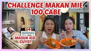 BERAKHIR DI IGD 🤒 !! CHALLENGE MAKAN INDOMIE 100 CABE BARENG JESSICA EFFENDY