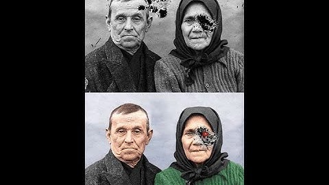 My friend has been practicing restoring and colorizing old photos.