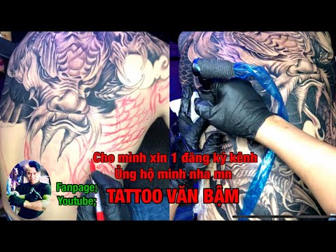 Hình xăm Rồng kín lưng