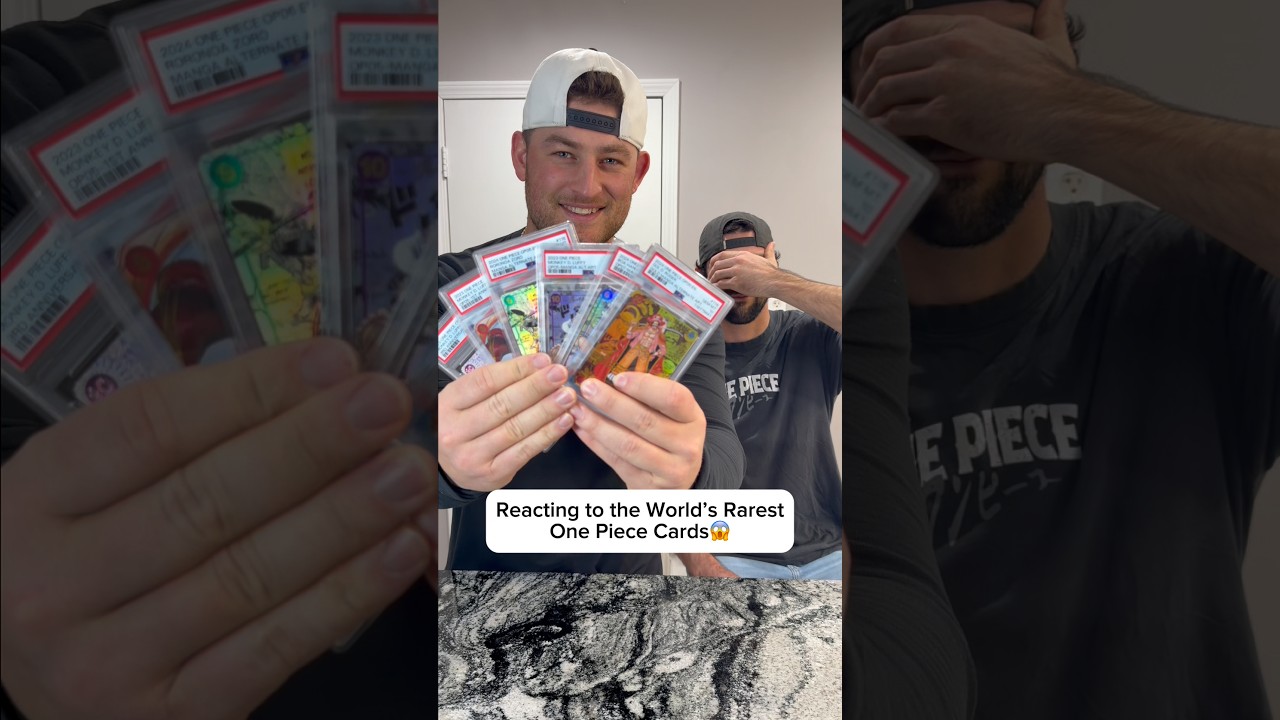 RAREST ONE PIECE TCG CARDS IN THE WORLD REACTION🔥 