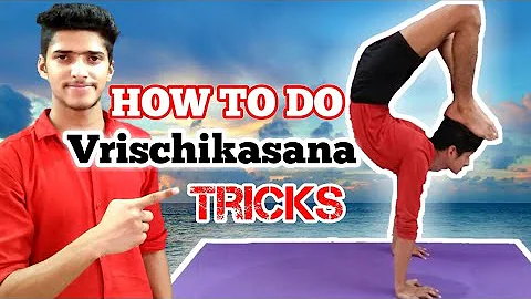vrischik आसन कैसे करें? in हिन्दी ,  KV yoga competition , Scorpion Pose (Vrischikasana Yoga Pose) -