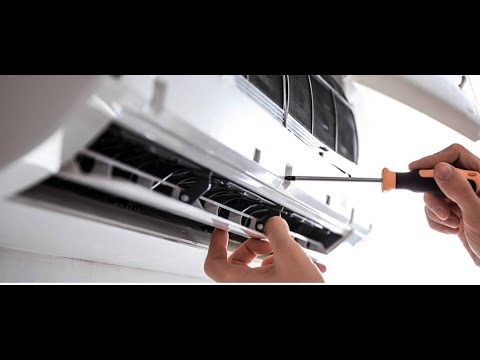How to install air conditioner // Εγκατασταση κλιματιστικου μηχανηματος //  τοποθετηση κλιματιστικου