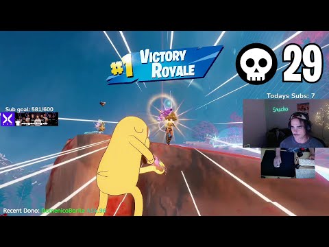 29 Elimination Solo Squads Win With New Adventure Time Skin