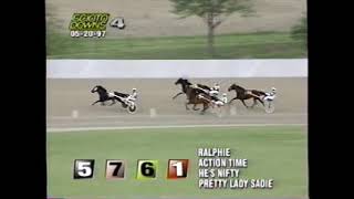 1997 Scioto Downs MITEY CHARGE Jeff Fout Success Acres Trot Final $10,000