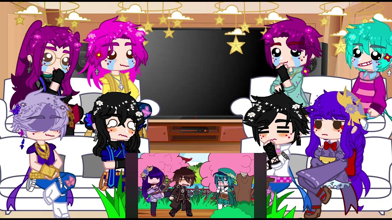 Saja boys + Mira & Zoey react to Rumi as Raiden Shogun🍵🍡⚡️