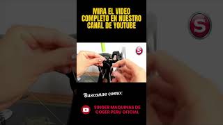 SINGER NEGRITA ENHEBRADO FACIL Y SIN ERRORES