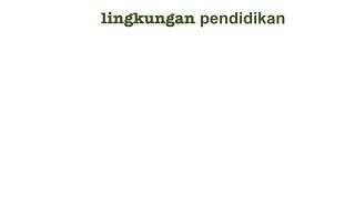 Lingkungan pendidikan