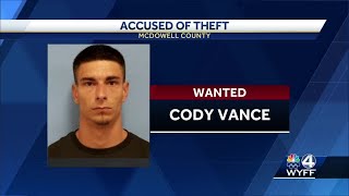 McDowell County man wanted for theft