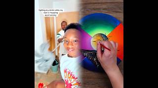 Spilling my drink while my dad is mopping went wrong