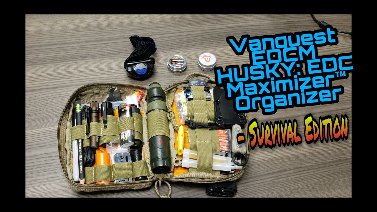 Vanquest EDCM HUSKY: EDC Maximizer™ Organizer - Survival Edition