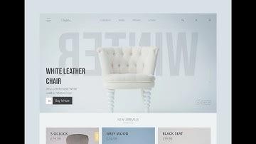 How to web design in Adobe XD - Furniture Website design Adobe XD Tutorial (part 3 - Final Design)