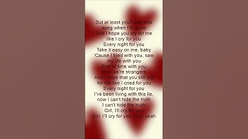 Thumbnail of Cry For Me - The Weeknd #lyrics #theweeknd #cryforme