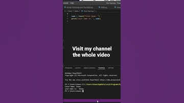 Get a user name in Python 3 using an input then printing