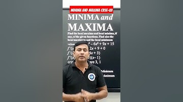 Find the local maxima and local minima, if any of the given function also find the local maximum and