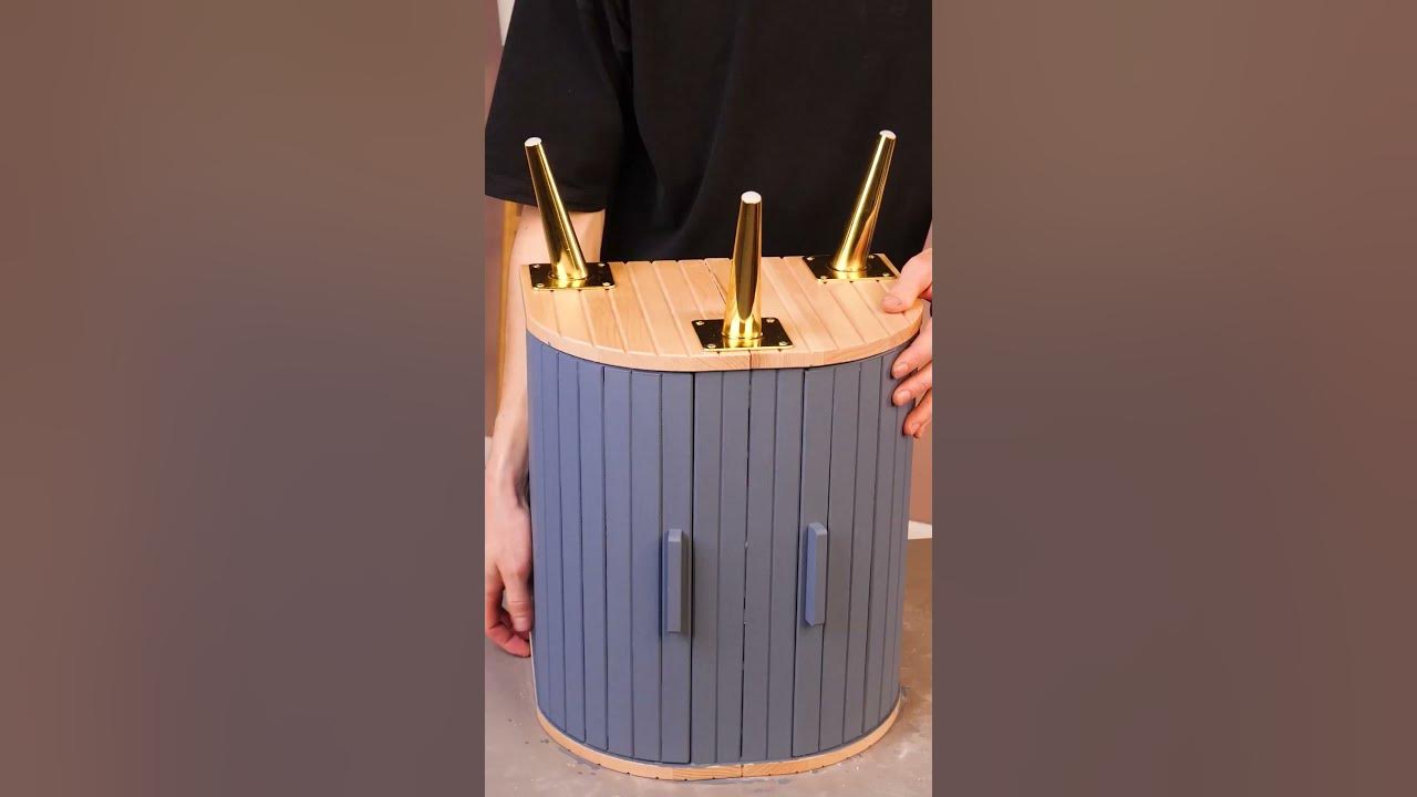 Cute Bedside Table Made From Bread Box YouTube
