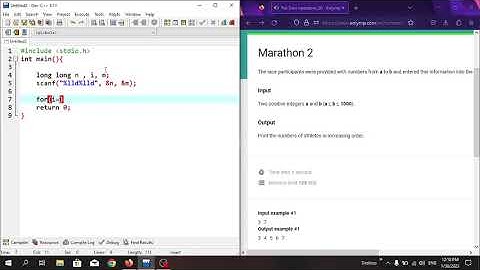 "Marathon 2" in C programming language. #Eolymp problem 8932 .