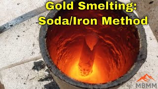 فحص الذهب والصهر: طريقة الصودا / الحديد