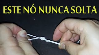 Aprenda a fazer o nó que nunca solta (para emendas)