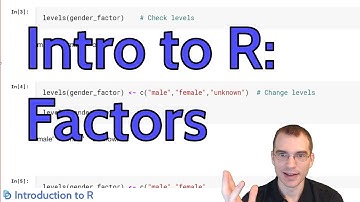 Introduction to R: Factors