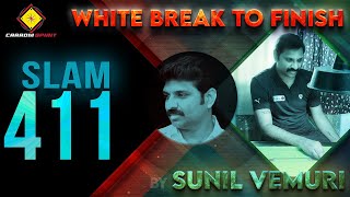 Sunil Vemuri Carrom - White Break to Finish 411